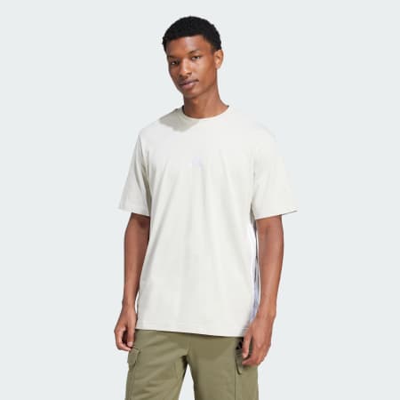 Essentials 3-Stripes Single Jersey Tee
