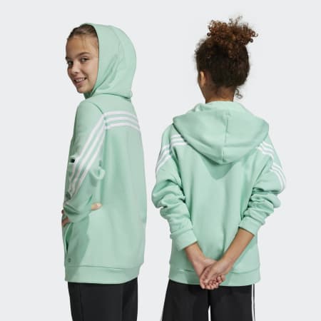 Future Icons 3-Stripes Full-Zip Hooded Track Top