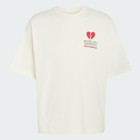 V-DAY HEART BROKEN CAT GRAPHIC TEE