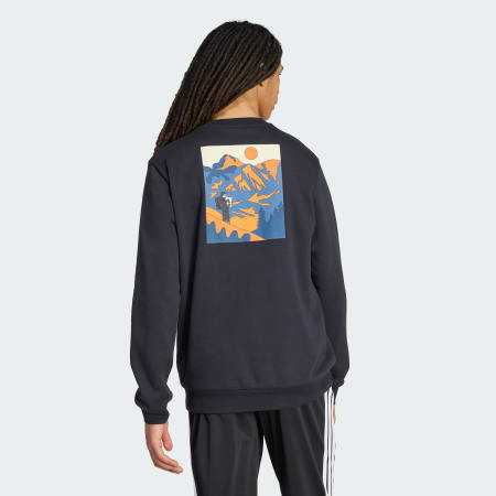 Doodle Hunt Hike Graphic Sweatshirt