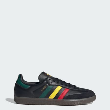 Adidas samba outlet trainers green yellow