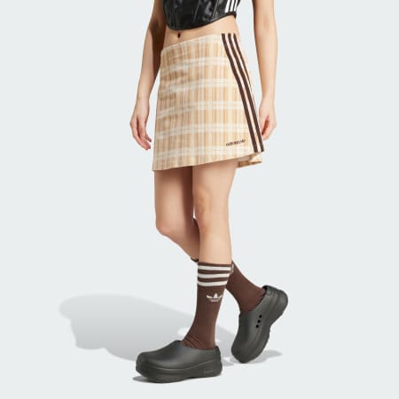 Corduroy Tartan Skirt