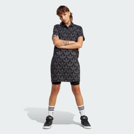 Trefoil Monogram Polo Dress