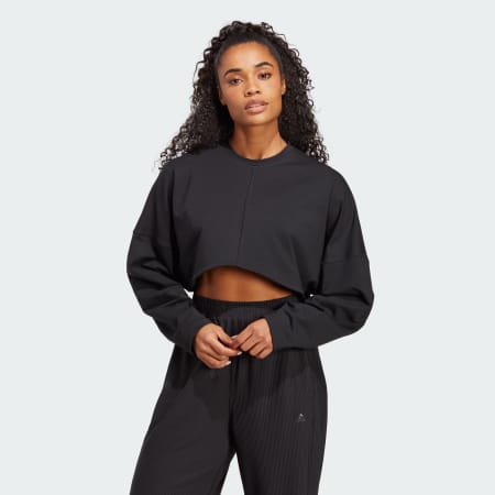 Yoga Studio Crop Sweatshirt