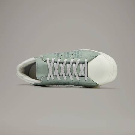 Adidas superstar 80s trainers in white and green best sale