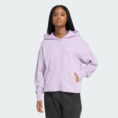 ALL SZN French Terry Loose Full-Zip Hoodie
