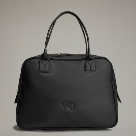 Y-3 Leather Airliner Bag