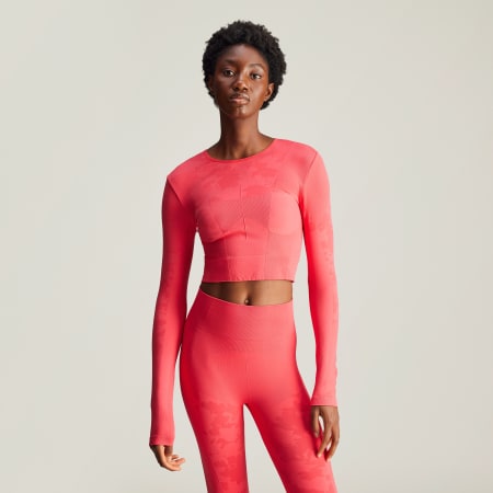 adidas by Stella McCartney TrueStrength Seamless Long Sleeve Yoga Top