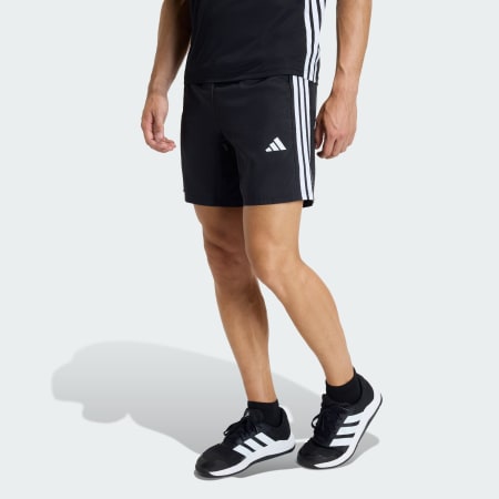 Workout Essentials Base 3 Stripes Woven Short