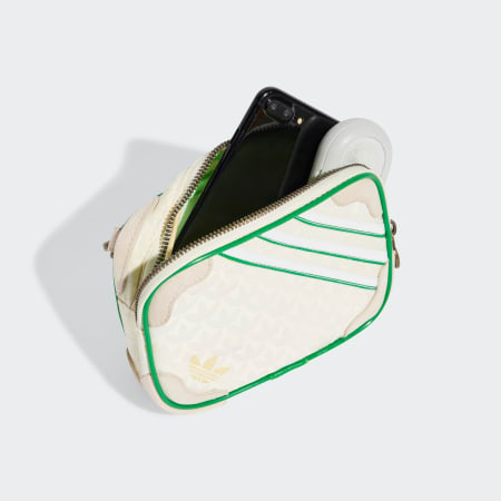 Trefoil Monogram Jacquard Suede Mini Airliner Bag