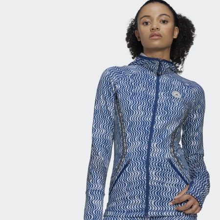 adidas by Stella McCartney TruePace Long Sleeve COLD.RDY Printed Top