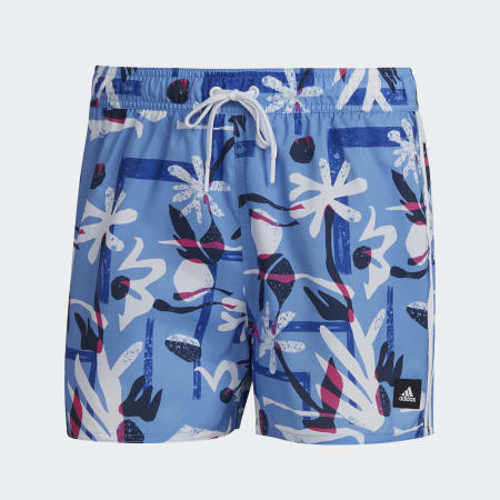 Seasonal Floral CLX Very Short Length Swim Shorts