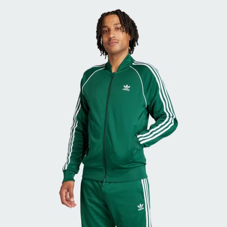 Mens olive green adidas tracksuit best sale