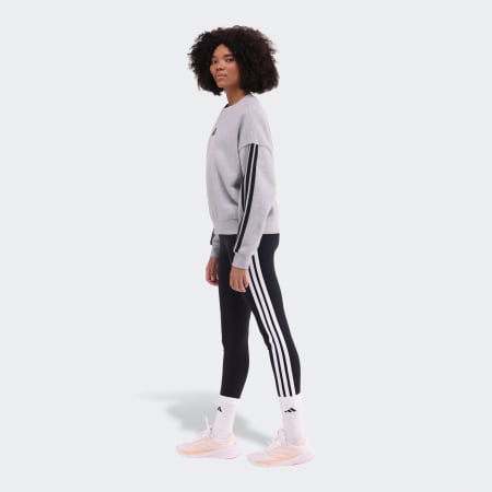 Essentials 3-Stripes Fleece Sweatshirt