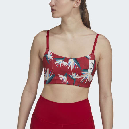 Velvety strappy bra top, Adidas, Sport bras