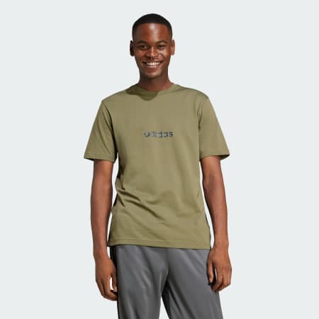 Camo Linear Graphic Tee
