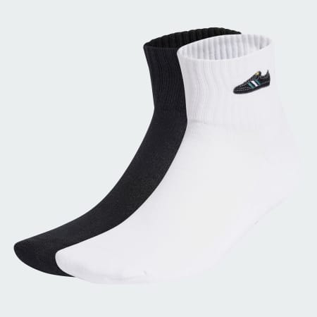 Samba Mid Ankle Socks 2 Pairs