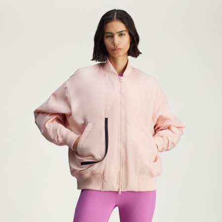 Jachetă de pilot din țesătură naturală adidas by Stella McCartney