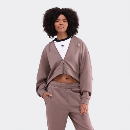 Essentials Short Full-Zip French Terry Hoodie