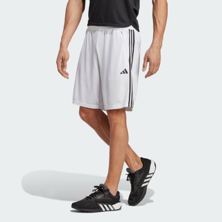 Train Essentials Piqué 3-Stripes Training Shorts