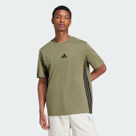 Essentials 3-Stripes Single Jersey Tee