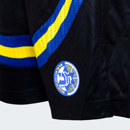 מכנס משחק כדורסל שלישי מכבי תל אביב 25/26