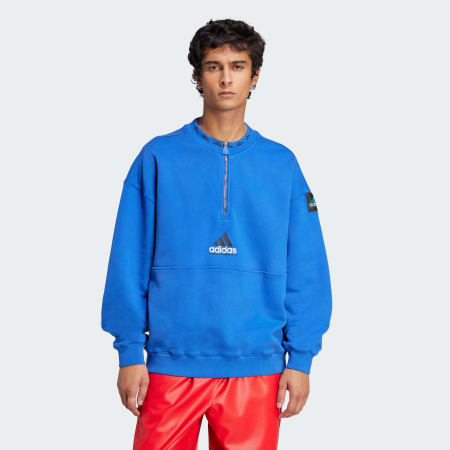 Bluză sport EQT din fleece cu fermoar 1/2