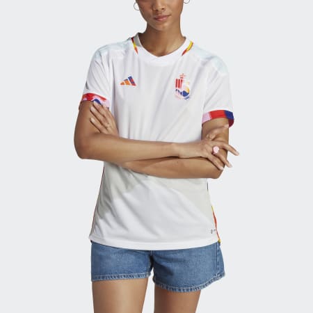 Camiseta Uniforme de Visitante Bélgica 22