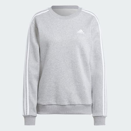 Essentials 3-Stripes Fleece Sweatshirt
