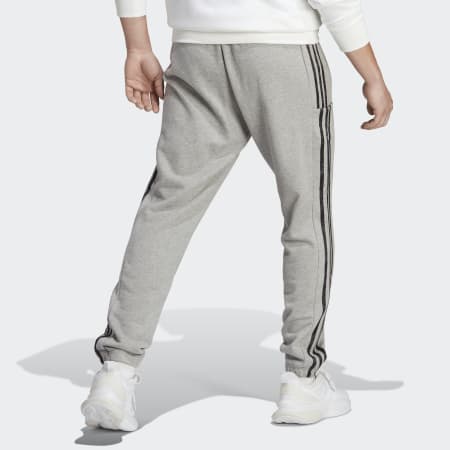 Essentials French Terry Tapered Elastic Cuff 3-Stripes Pants