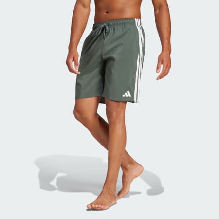 3-Stripes Swim Shorts 8-Inch