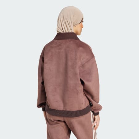 Suede Oversized Sweatshirt