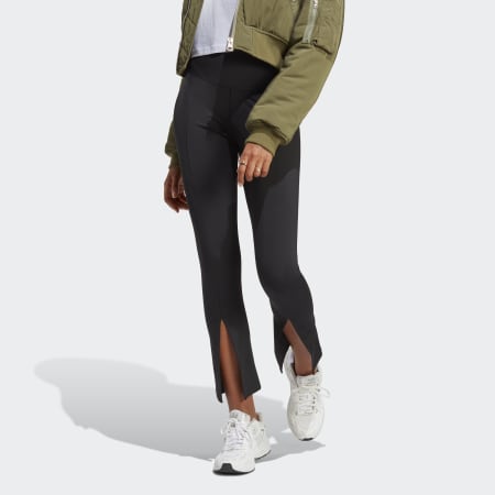 ADIDAS ORIGINALS Always Original tie-detailed stretch-recycled leggings