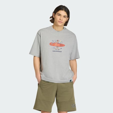 DOODLE STAND-UP PADDLE GRAPHIC T-SHIRT