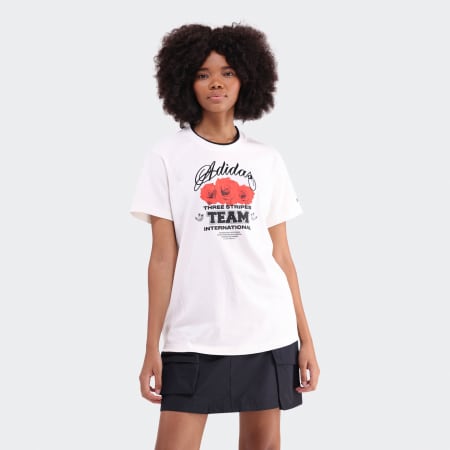 Trefoil Series Flower Loose T-Shirt