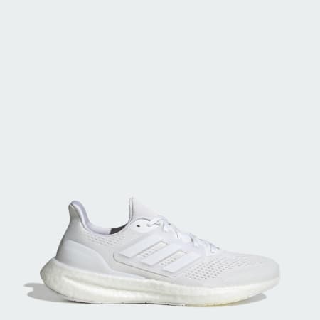 White adidas sports store shoes