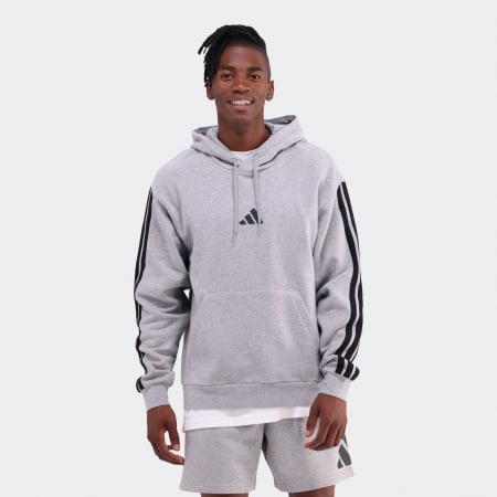 Essentials 3-Stripes Fleece Hoodie