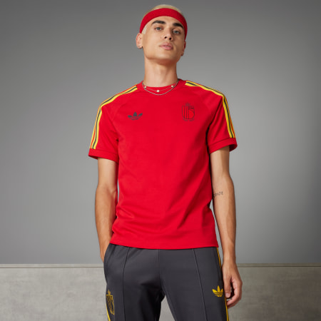 Tricou cu 3 dungi Belgia Adicolor