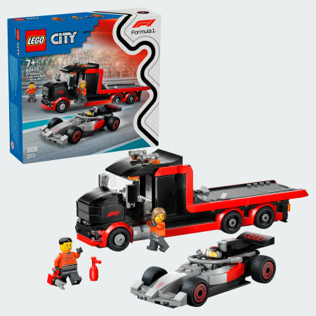 LEGO&reg; City F1&reg; Display Truck with Audi F1&reg; Race Car