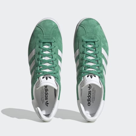 Green suede adidas tennis shoes best sale