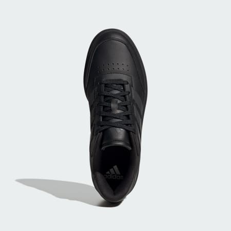 Mens black best sale leather runners