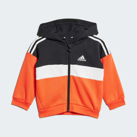 Tiberio 3-Stripes Colorblock Fleece Track Suit Kids