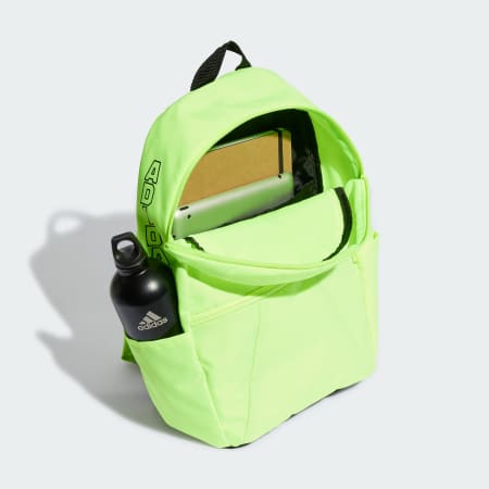 Adidas neon hotsell green backpack