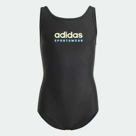 Costum de baie Sportswear cu spate în U, pentru copii