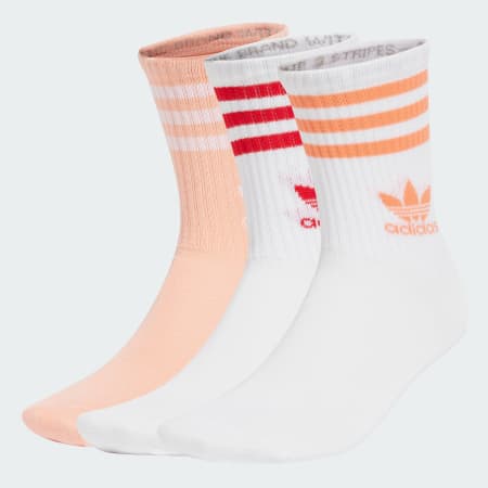 ثلاثة أزواج من جوارب Mid Cut Crew
