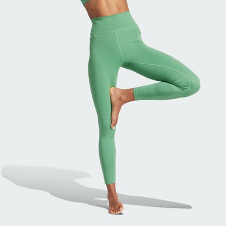 adidas Hyperglam Color Pop Full-Length Leggings - Green | adidas Canada