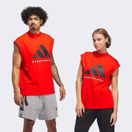 adidas Basketball Sleeveless Tee (Gender Neutral)