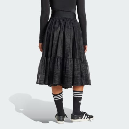 Waistband Tulle Maxi Skirt