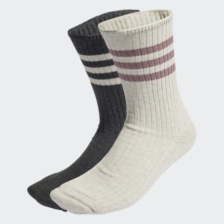 3-Stripes Lounge Crew Socks 2 Pairs