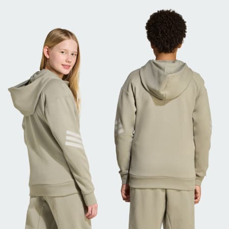 Future Icons 3-Stripes Full-Zip Hooded Track Jacket Kids